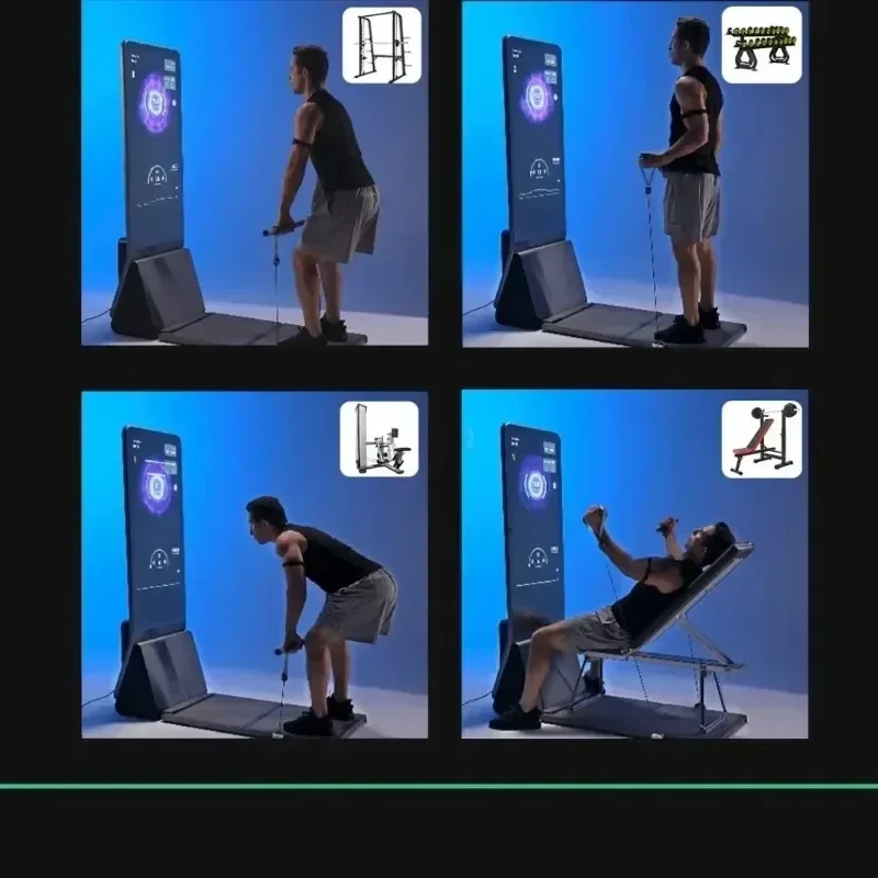 Smart fitness mirror Multifunctional household full body exercise comprehensive trainer Strength station