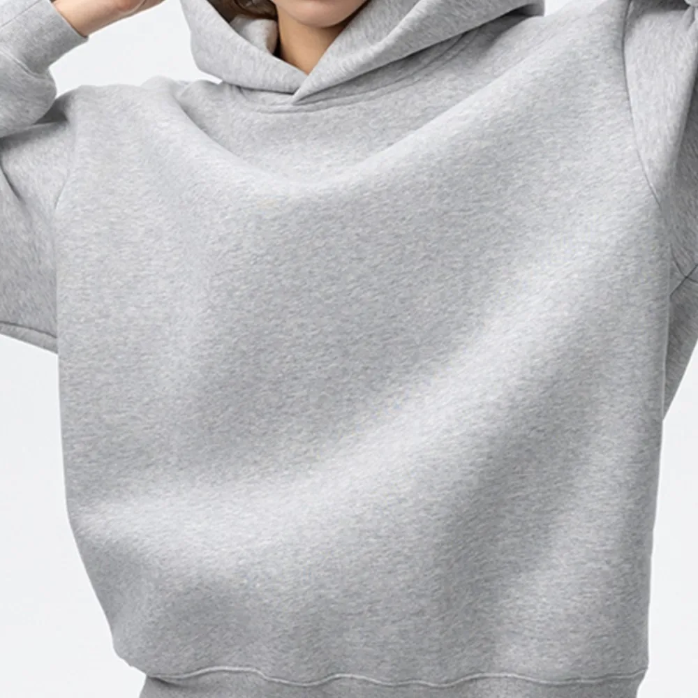 2026 New Autumn Slim Style Fashionable And Comfortable Casual Temperament Commuting Versatile Simple Hooded Sweatshirt