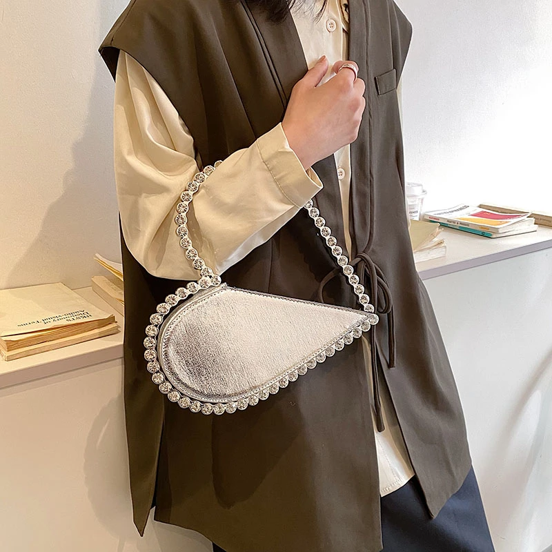 Brand Designer Diamond maglione da sera Totes borsa e portamonete borse a tracolla da donna 2023 nuove pochette di lusso di alta qualità