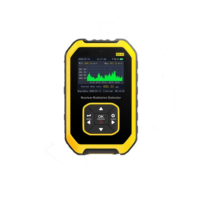 FNIRSI GC-01 Geiger Counter Nuclear Radiation Detector Personal Dosimeter Detectors X-ray Detector Radioactive Tester