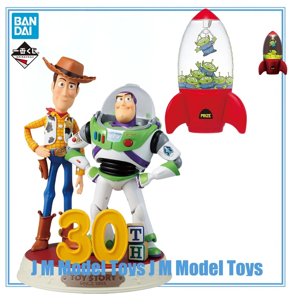 【JM】100% Оригинальные коллекционные фигурки Bandai Spirits Ichiban Kuji: Базз Лайтер и Вуди, серия аниме-фигурок, кавайные модели игрушек, в наличии