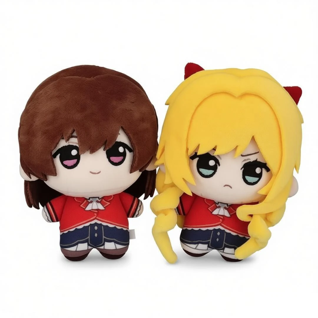 10cm Anime I'm in Love with the Villainess Claire Francois Plushie Stuffed Rae Taylor Doll Toys Keychain Pendant Plush Doll Gift