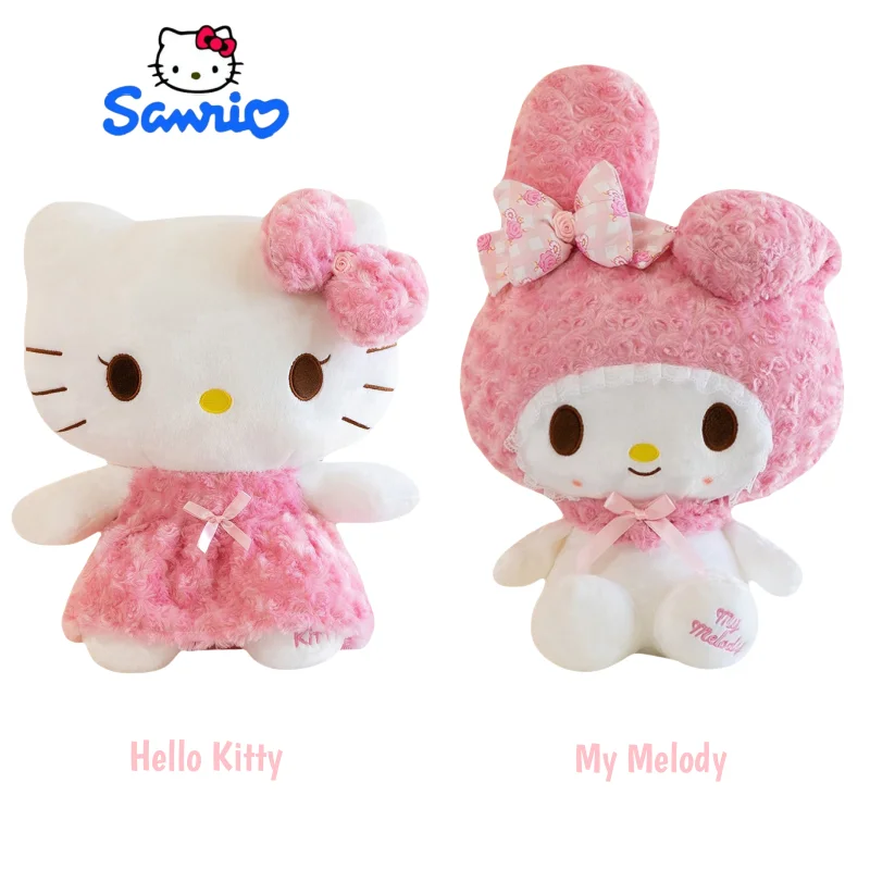 

65 см Sanrio Hello Kitty Kawaii Rose My Melody плюшевая игрушка аниме мультфильм аниме большой размер мягкая кукла подушка детский подарок на день рождения