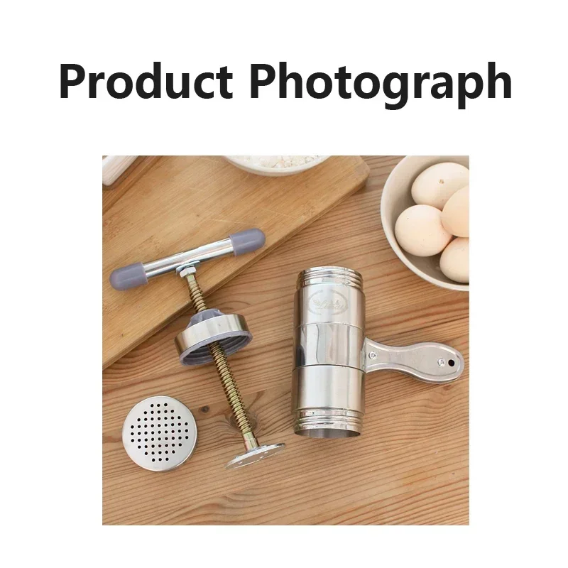 家電ステンレス鋼小型製麺機家庭用手動手回し製麺機押出麺