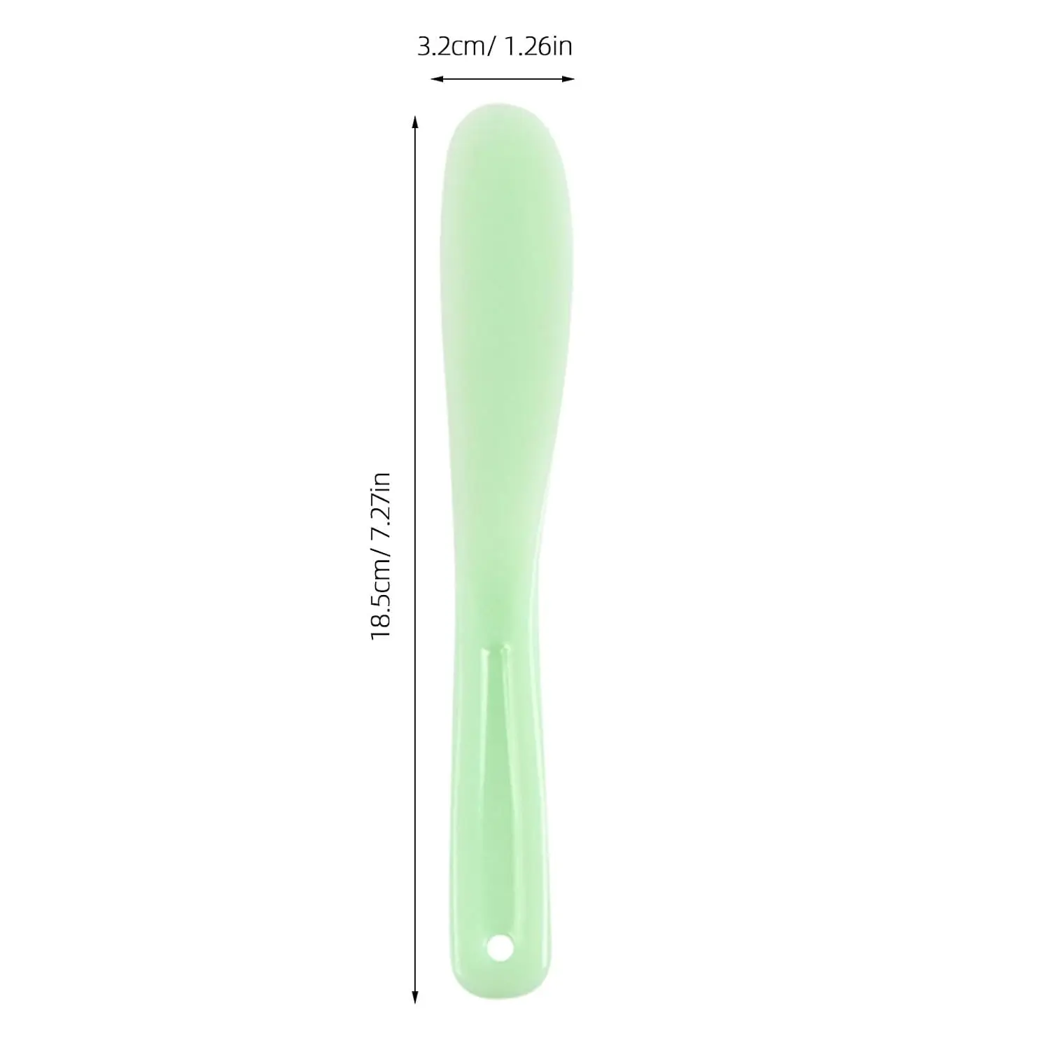 5PCS Large Plastic Facial Mask Mixing Plate with Stirring Rod Smooth Surface Hangable Storage for Beauty Shops and Skincare Routines Random Color