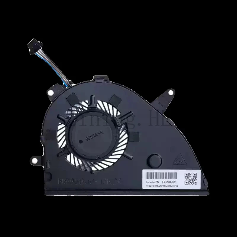  Notebook CPU Cooler Fan for HP 15-CW TPN-Q210, Part Codes NS85B00-17K24 L25584-001, Laptop Cooling Replacement Accessory