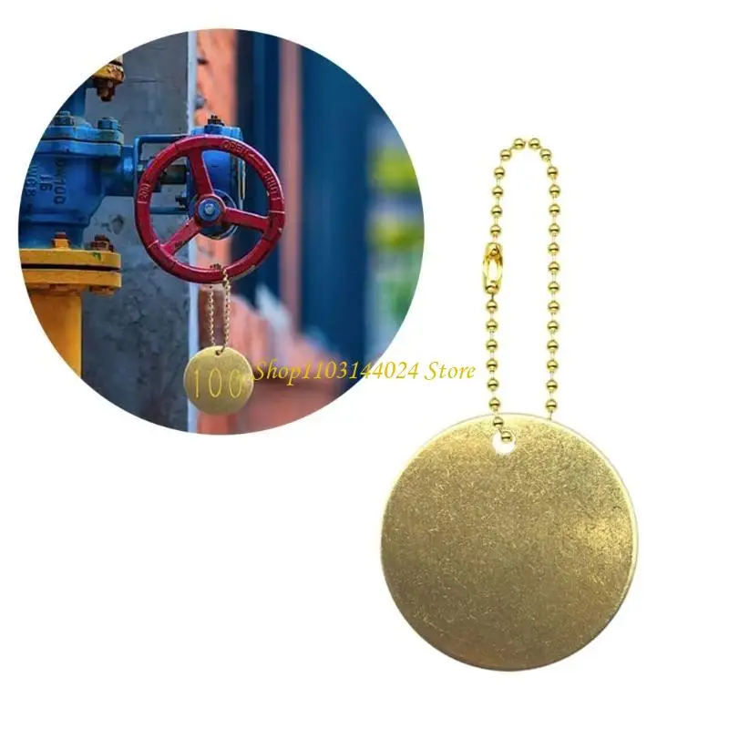 N5KE Stable Stamping Blanks Brass Disc for Artistic Jewelry Making and Crafting