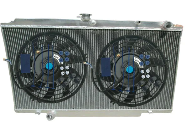 Aluminum Radiator & FAN FOR Nissan Patrol Safari GU 2.8L TDI RD28 3.0L ZD30 ZD30CR 4.2L TD Turbo Diesel 1997-2013 MT 98 99 00 10