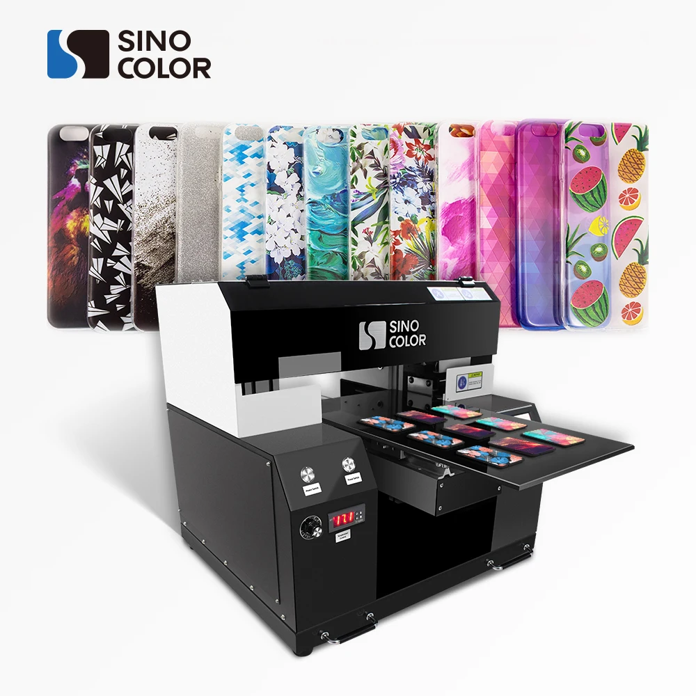 Low Cost A3 Size Multifunction sino color digital phone case uv print wood printer printing equipment on any surface UF-300C