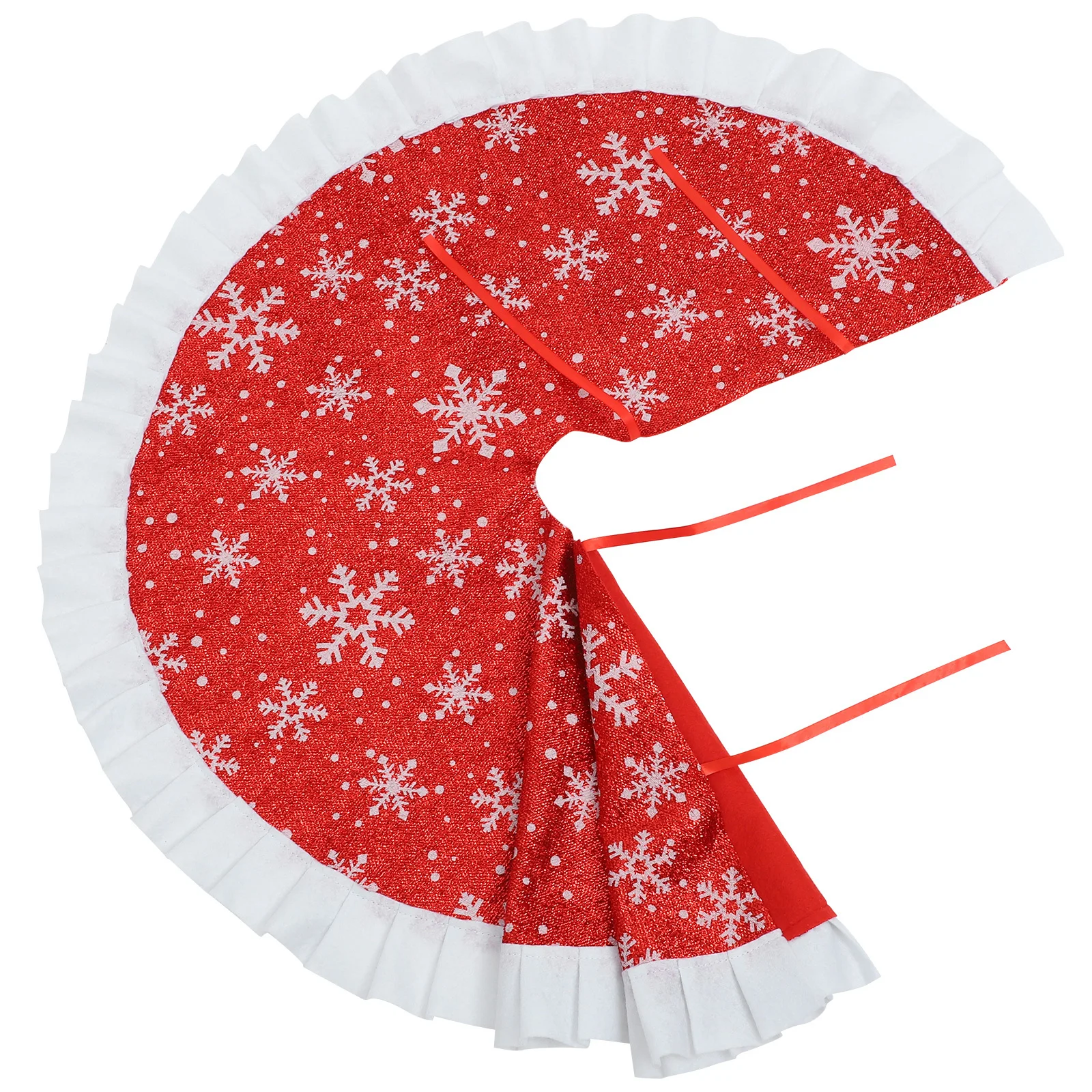 

Christmas Non-Woven Fabric Round Floor Decor For Holiday Home Mall Bar Xmas Tree Skirt Christmas Decorations Decorative