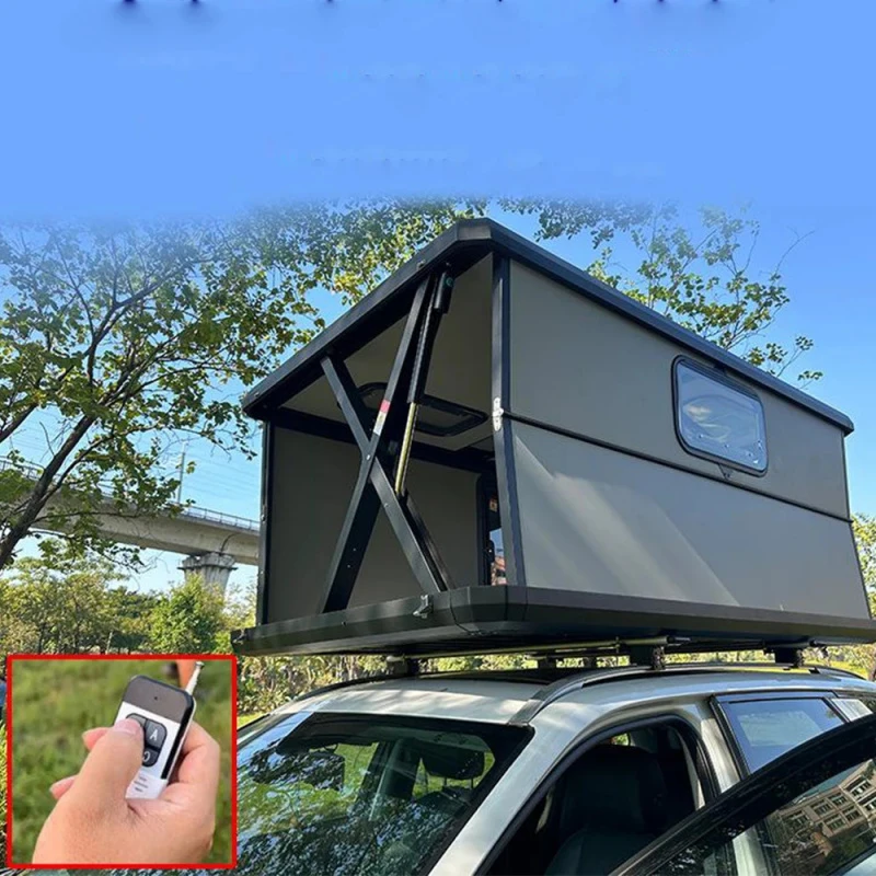 Factory Direct Electric Hard Shell Rooftop Remote Control Car Roof Top Tent For SUV Camping