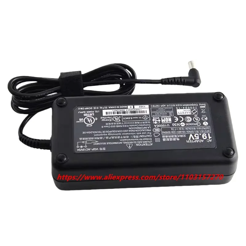 Para Sony 19,5 V 7.7A 150W cargador de ordenador portátil ADP-150TB C PCGA-AC19V9 VGP-AC19V17 VGP-AC19V18 VGP-AC19V54 VGP-AC19V55 fuente de alimentación