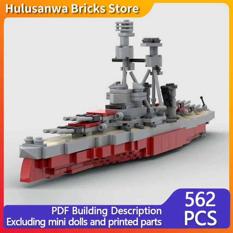 

Arizona WW2 Military Vessels Model MOC Building Bricks War Equipment Modular Technology Gifts Holiday Assemble Children Toy Suit