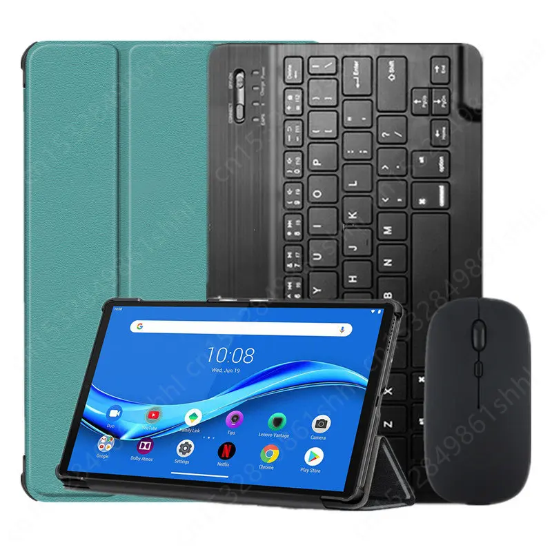 

Keyboard Case for Lenovo Tab M10 Fhd Plus 10.3 Tablet Case TB-X606F/X Magnetic Shell Russian Spanish Portuguese Keyboard Cover