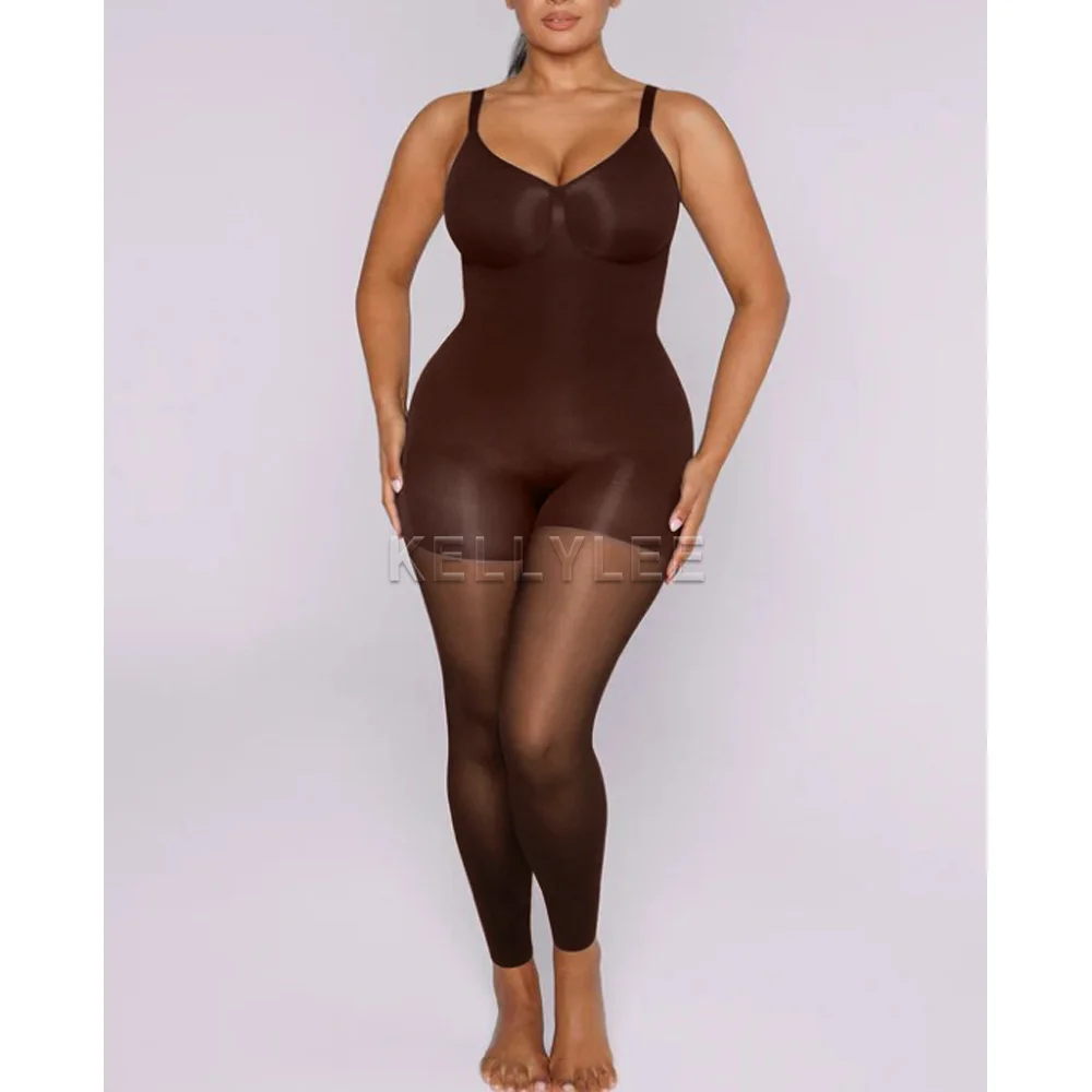 

Утягивающий комбинезон для коррекции живота с полным покрытием, бесшовный, компрессионный, для женщин, после липосакции, послеродовой, эластичный корректор фигуры