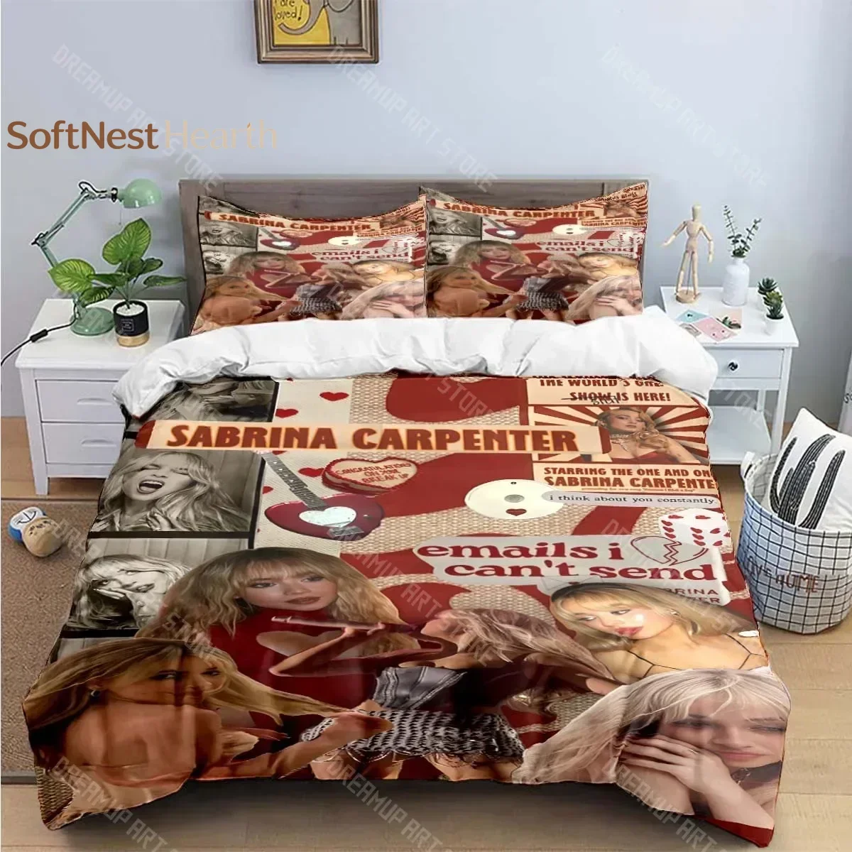 2026 3D Print S-Sabrina Carpenter Singer Bedding Sets Exquisite Bed Supplies Set Duvet Cover Bed Comforter Set Bedding Set Luxur
