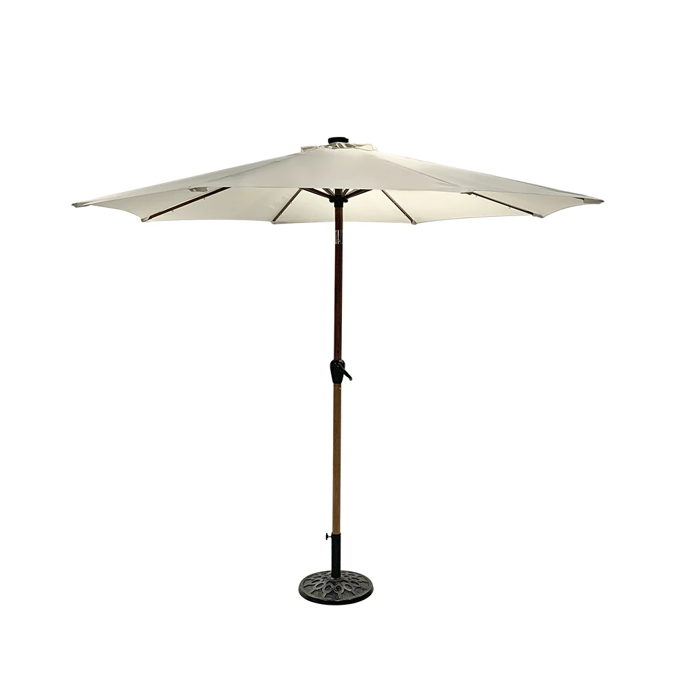 

Garden Parasols White Adjustable Patio Umbrella