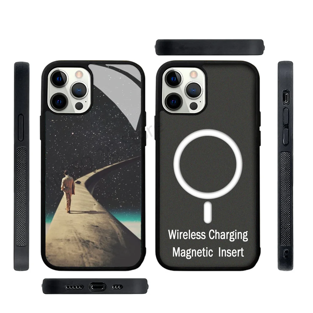 We chose This Road My Dear Phone Case Strong Magnetic For IPhone 15 14 13 Pro Max 11 12 Mini For Magsafe