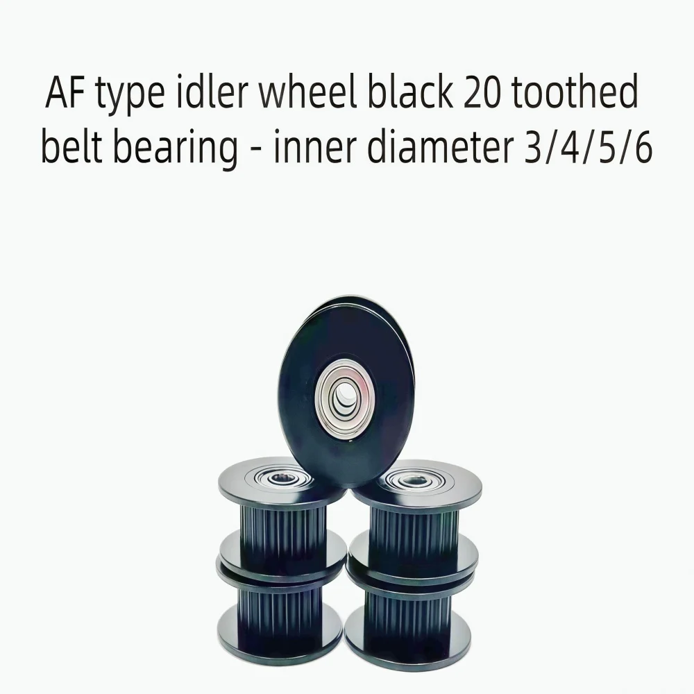 3D Printer Idle Wheel 2GT Synchronous Belt Wheel GT2 with Bearing 16 Teeth AF Type 20 Teeth Syncro Wheel for 3D Printer