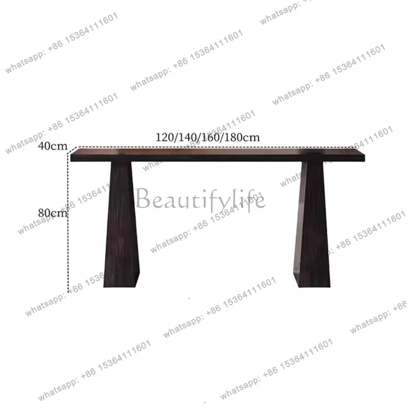 Italian Modern Console Table Trendy Minimalist Premium Elegant Console Table Classic Aesthetic Bureau Furniture Living Room
