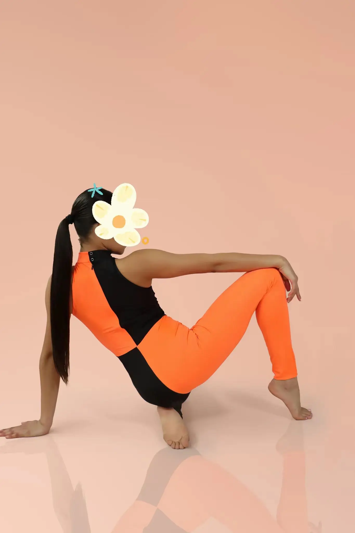 Novo traje de dança profissional vestido de dança jazz