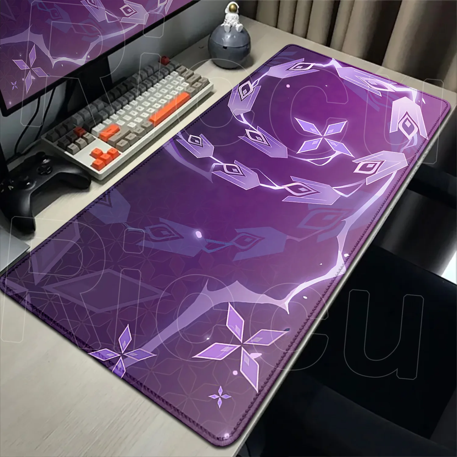 Inazuma Character Pattern Mousepad Game Genshin Impact Non-slip Rubber Mouse Pad XXL Anime Raiden Shogun Kamisato Ayaka Desk Mat
