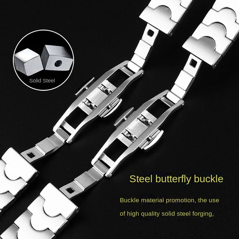 12mm Stainless Steel Strap for Swatch Irony Metal Women\'s Watch Chain YSS213G YSS288G YSS222G LK356G Ladies Bracelet Watchband