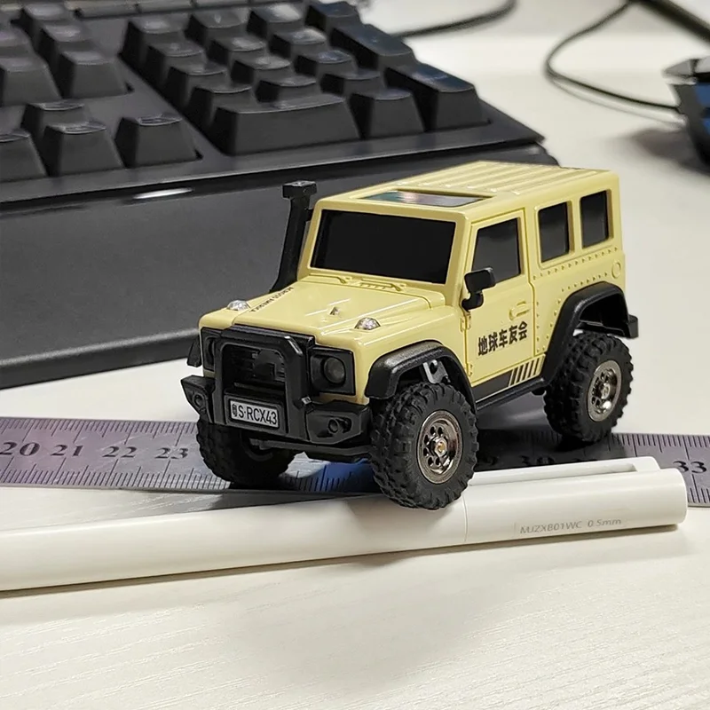 LDARC Redian X43 Miniatura Fuoristrada RC Auto da Arrampicata Modello di Controllo Remoto Giocattolo 1/43 Bilancia Simulazione Veicolo a Quattro Ruote motrici