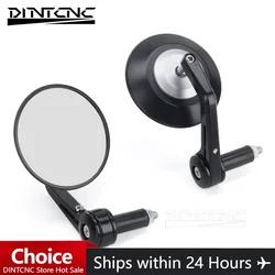 Universal Handlebar End Rearview Mirror Motorcycle Accessories Bicycle Accessories Tram Off-Road Vehicle All-Terrain 95MM Glass