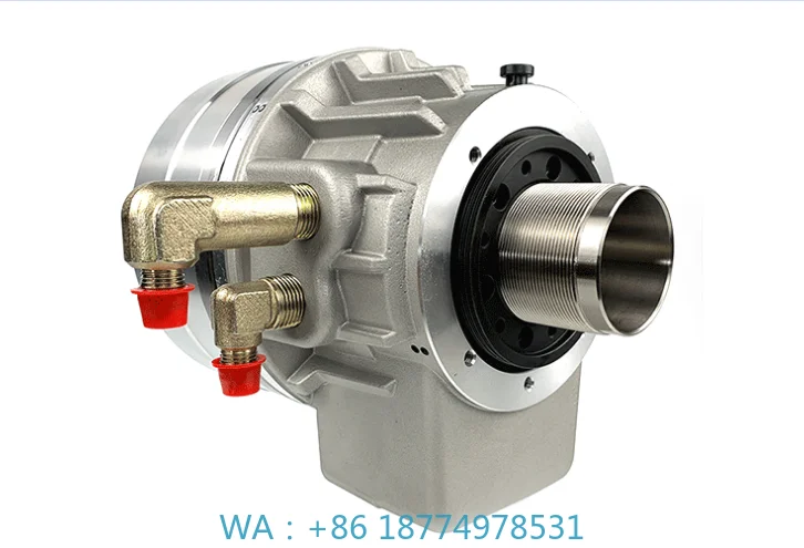 

Полый патрон гидравлического цилиндра Полый поворотный цилиндр Рабочий удерживающий патрон токарного станка Насквозное отверстие Поворотный короткий