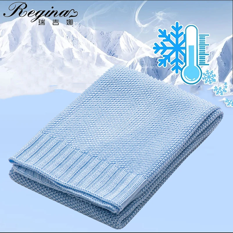 REGINA Pure Nature Bamboo Baby Blankets Summer Cooling Absorb Sweat Newborn Swaddle Stroller Bed Wrap Quilt Receiving Blankets