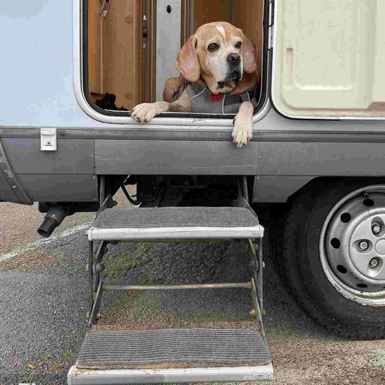 4-delige loopvlakhoes trappen tapijten reisaanhangwagen stappenhoezen camper accessoires camper voor binnen vervangende kussens polyester