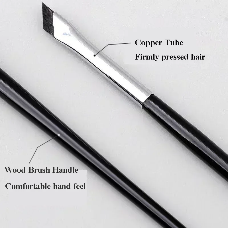 Upgrad Blade Eyeliner Brush Ultra Thin Fine Angle Flat Eyebrow Brushes Liner Brow Place Makeup Detail Brush Precise Detail Brush