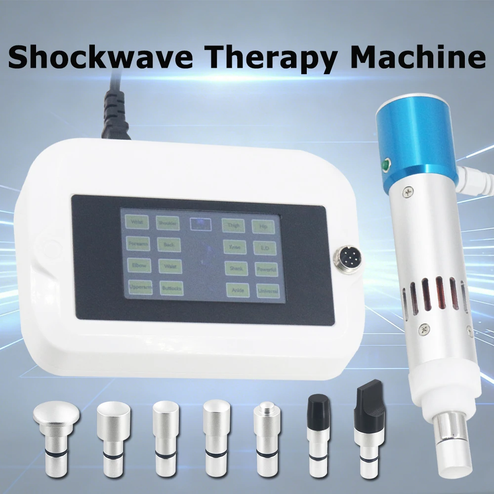 300MJ Shockwave Therapy Machine For ED Treatment Pain Relief Knee Muscle Relaxation Massage Shock Wave Physiotherapy Massager