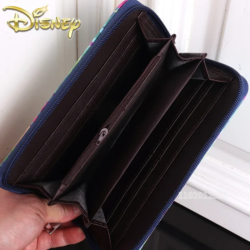 Disney Stitch New Wallet Luxury Brand Cartoon Women's Wallet Fashion Trend Children's Wallet Large Capacity Multi-card Slot