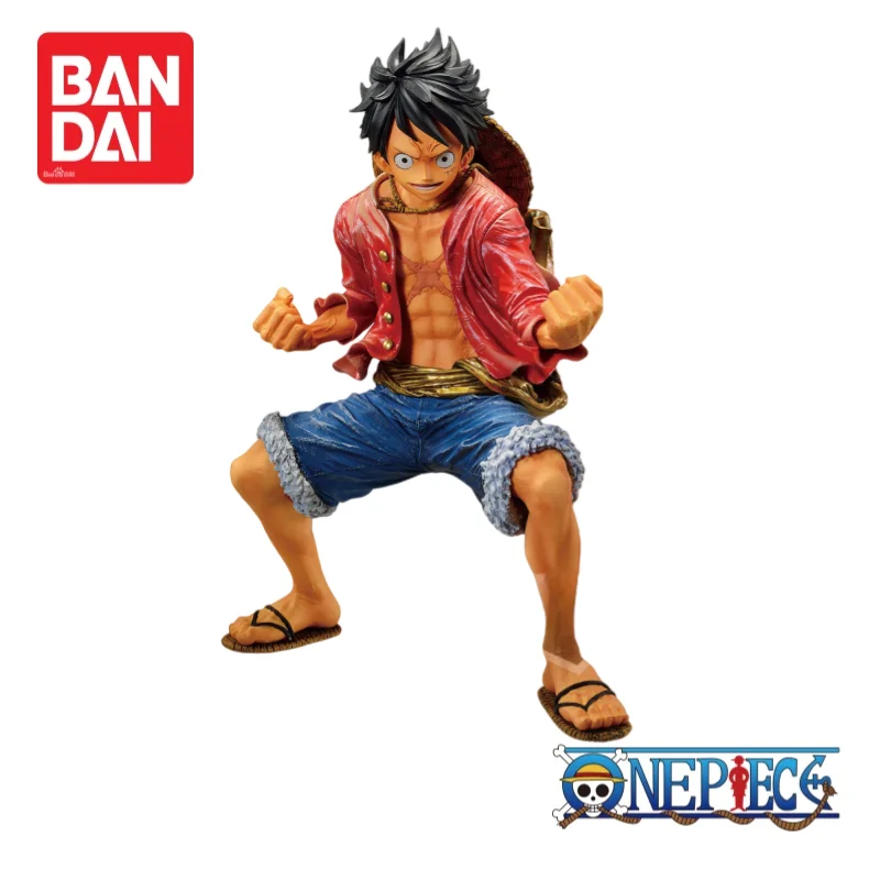 

In Stock Original Bandai Banpresto One Piece Monkey D Luffy Figurine Anime Merchandise 100% Genuine Action Figure Ornaments