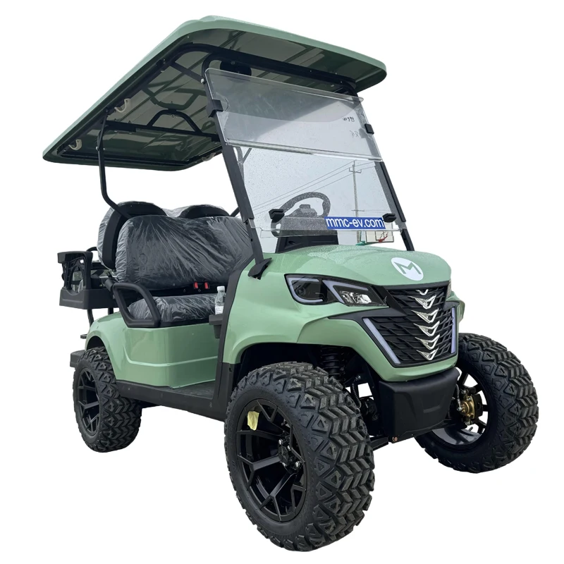 Customized Multi-color Windshield Optional Street Legal 2 4 6 Seater  4000W/5000/7000W Electric Golf Cart For Sale