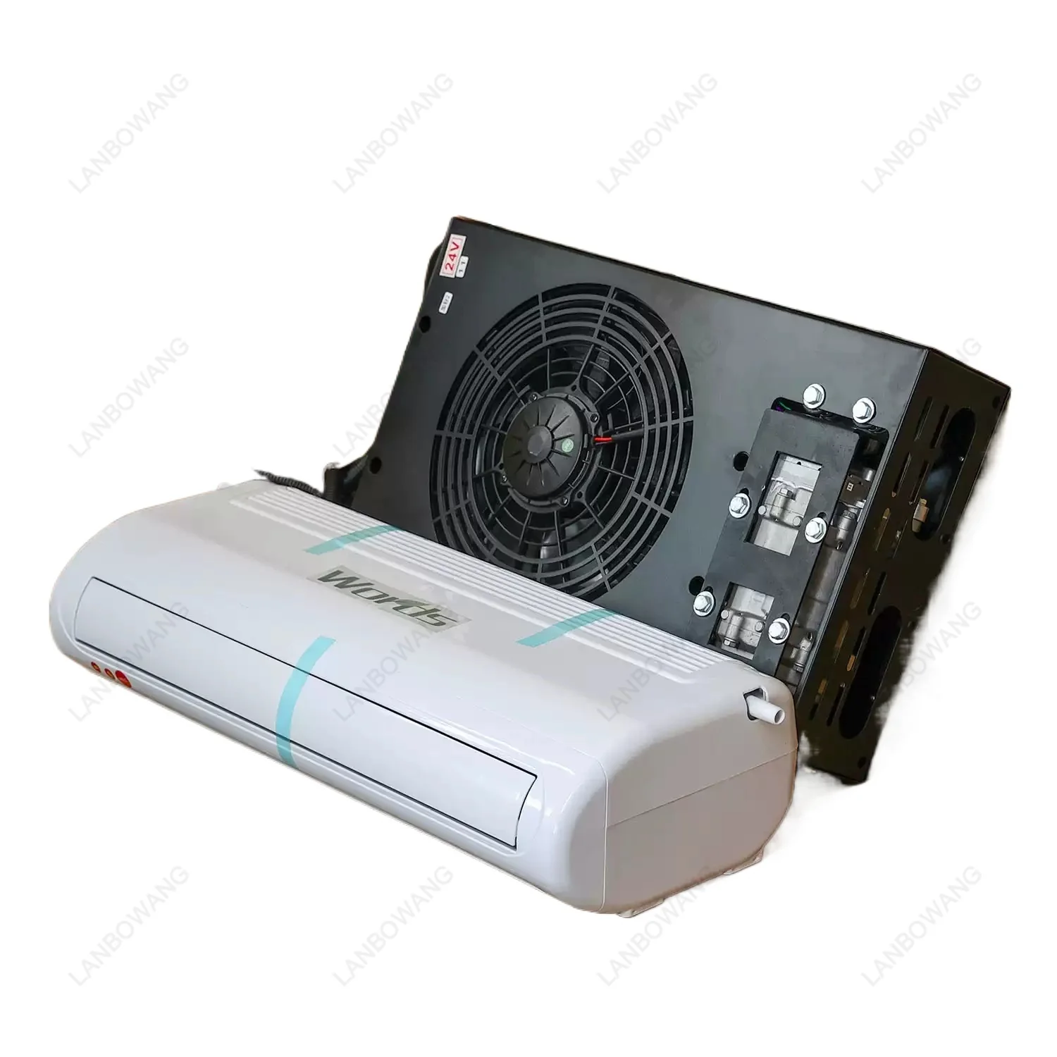 Ultra‑Thin Bottom Mount Air‑Cooled Truck Parking Air Conditioner 12V 24V Electric Vehicle Air Conditioning Unit