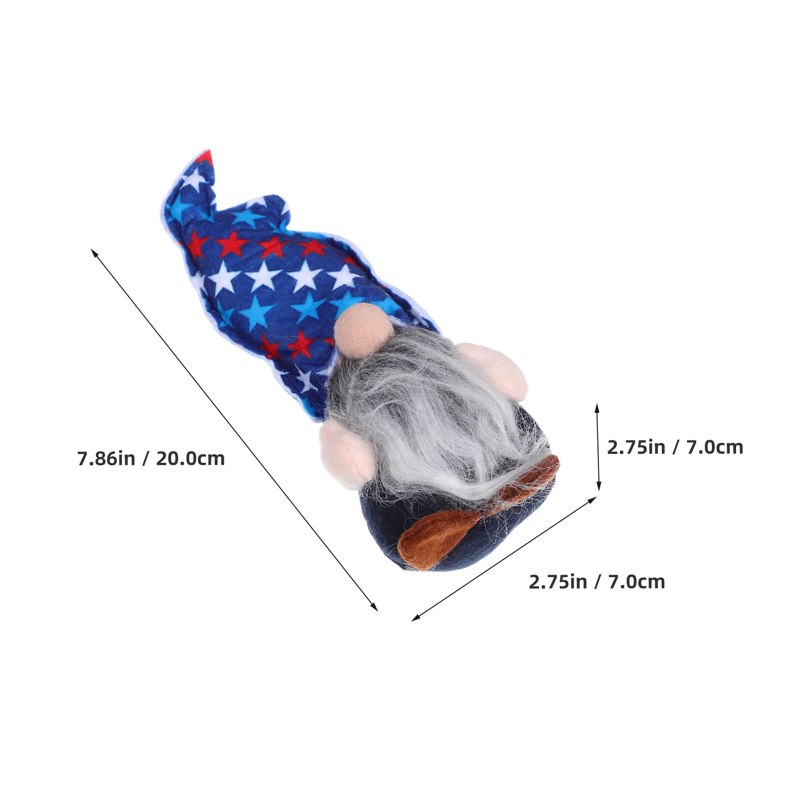 Gnome décoratif, jour de l'indépendance patriotique, bureau à domicile, plateau de Table, elfe d'intérieur pour le travail commémoratif du 4 juillet