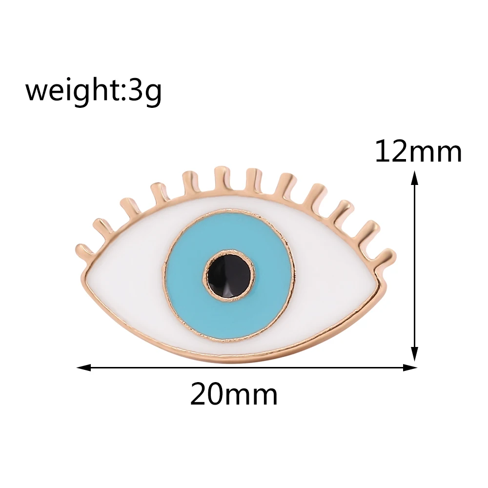 Creative Eye Lapel Pin Badge Brooches Women Accessories Gift Medical Doctor Nurse Brooch Trendy Jewelry Enamel Pin