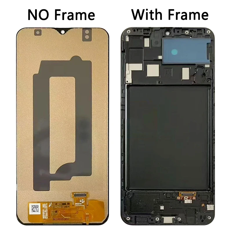 Test A20 Display For Samsung  A20 A205 SM-A205F Lcd Display Touch Screen Digitizer With Frame Assembly Replacement