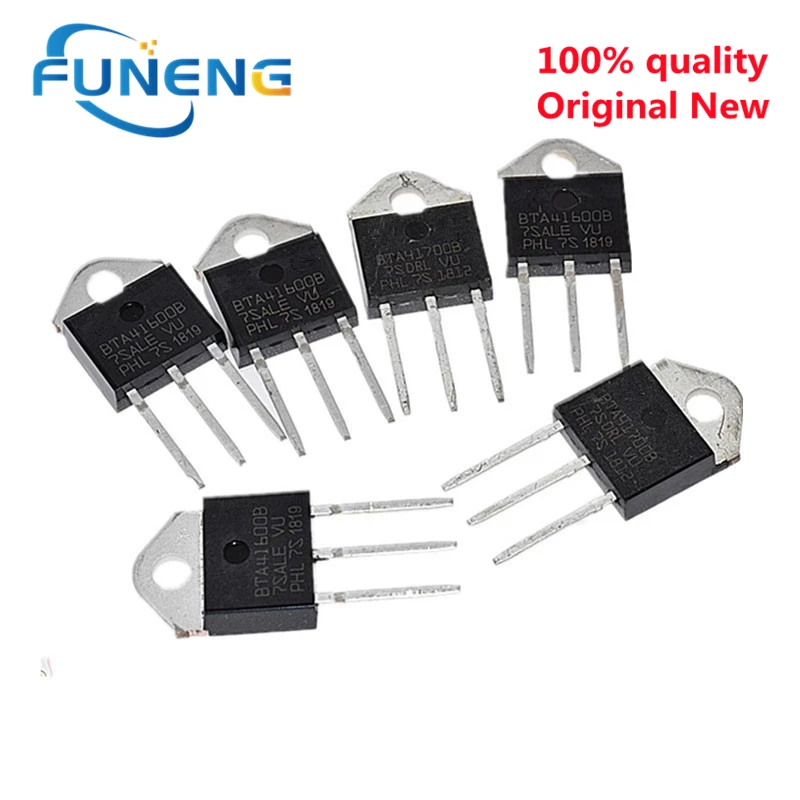 5PCS BTA41-600B TO-3P BTA41-600 TO3P BTA41600B 41-600B new and original IC