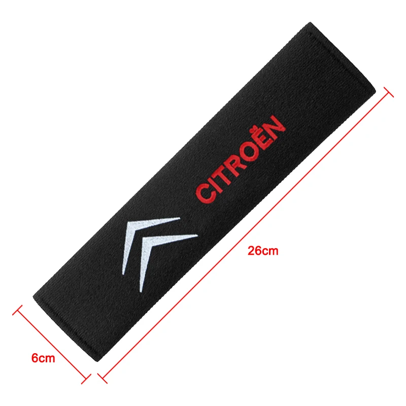 مقعد السيارة حزام الكتف غطاء بطانة حماية اكسسوارات السيارات لسيتروين C1 C2 C3 C4 C5 C6 C8 C4L DS3 DS4 DS5LS DS6