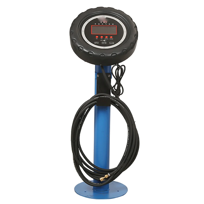 Inflator pneu automático com display digital, Inflator pneu vertical para carro e carro, 220V