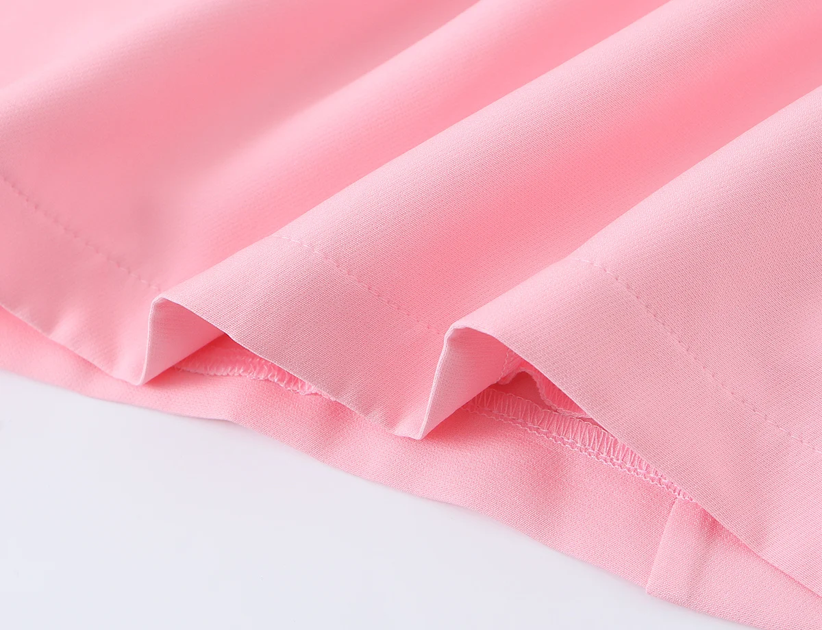TFMLN Sommer Damen Kleider mit Schleife und Rückenausschnitt, elegantes, kurzärmliges Kleid mit quadratischem Ausschnitt, schmal geschnittenes Kleid für Abend, Party, Club, Damenkleider – Detail 6
