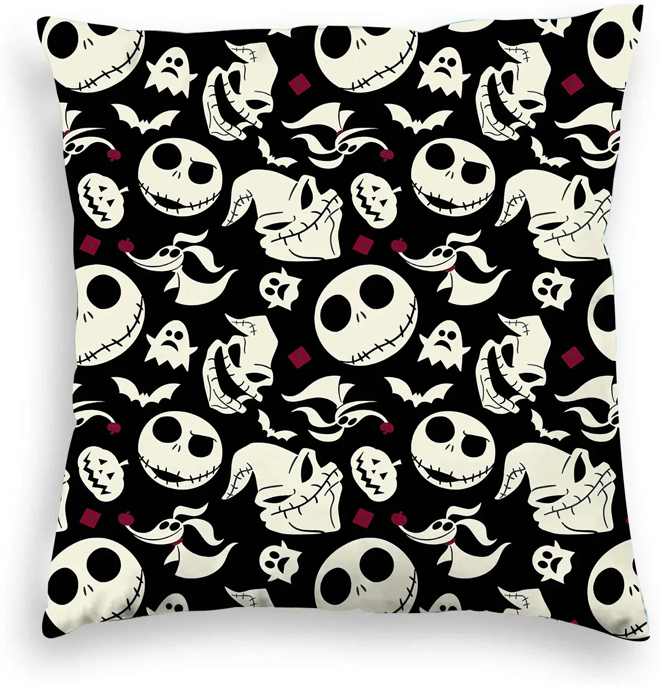 45x45 cm Anime The Nightmare Before Christmas Peach Skin Dakimakura Printing Pillow Case Cosplay Prop