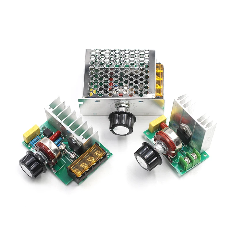 4000W SCR high power AC motor electronic voltage regulator module dimming speed regulation temperature regulation 220V