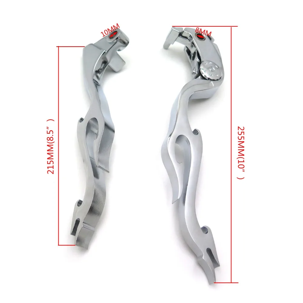 

Длинные тормозные рычаги сцепления мотоцикла, ручные управления для Kawasaki ZX6R ZX10R ZX1000 2007-2012 Z750R 11-12