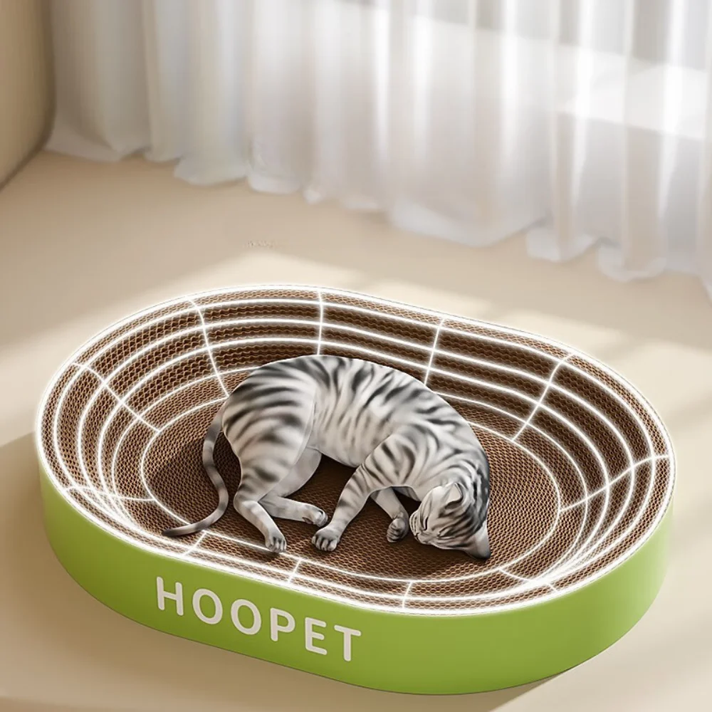 

Cat Scratching Board Bed Cat Toys Wear-resistant and Non-chipping Cat Bed Disc Corrugated Paper