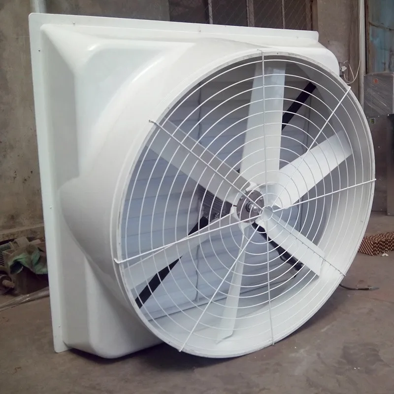 Poultry Farm Chicken Layer Broiler House Fiberglass Ventilation Exhaust Blower with Plastic Blades for Pig Swine Houses